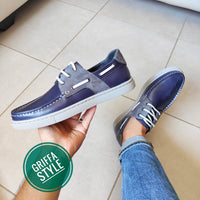 Trappeur lacet bleu