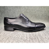 chaussure Richelieu en cuir noir